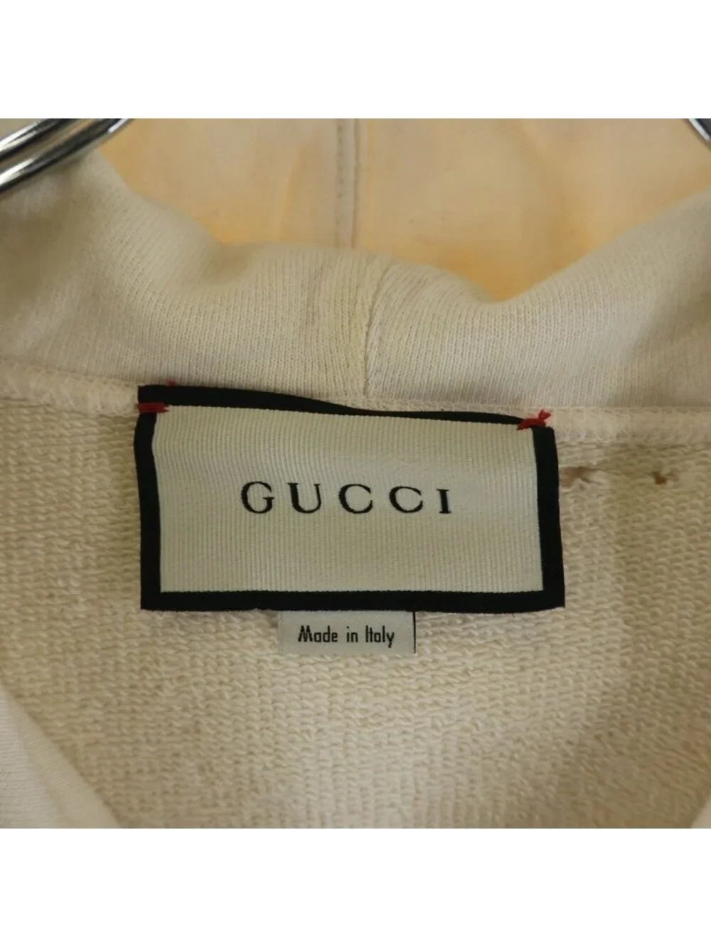 Gucci Cat Print Dame Hoodie Beige